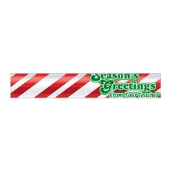 Dixon Ticonderoga Co. #2 pencil with eraser,season's greetings/teacher design,12/bx (DIX20140)