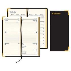 At-A-Glance 2008 Black 2 7/8 x 4 7/8 Wkly/Mtly Pocket Diary, Jan-Dec, 2PPW (AAG70111105)