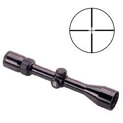 Bushnell 3-9x40 Trophy Waterproof & Fogproof Riflescope (8.0-2.7 Degree Angle of View) with Multi-X Reticle - Glossy Black