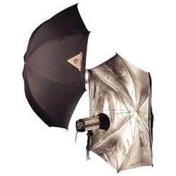 PhotoFlex 30 Umbrella with Adjustable Frame - Hot Silver with Black Exterior