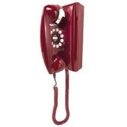 Crosley 302 Wall Phone - Red - - CR55-RE