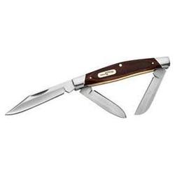 Buck 371 Stockman, Woodgrain Handle, 3 Blades