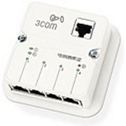 3COM - SWITCHES AND HUBS 3Com IntelliJack Switch NJ225 - 4 x 10/100Base-TX LAN, 1 x Uplink