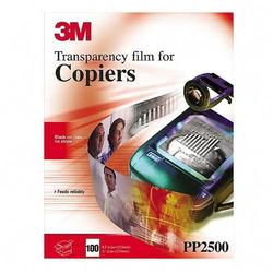 3M VISUAL SYSTEMS DIVISION 3M Copier Transparency Film - Letter - 8.5 x 11 - 100 x Sheet(s) - Clear