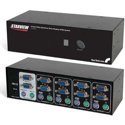 STARTECH.COM 4 PORT STARVIEW DUAL DISPLAY KVM CP