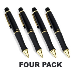 Papermate/Sanford Ink Company (4-Pack) PhD Mechanical Pencil, Retractable, .5mm Lead, Gold/Black Barrel -- Bulk Packaging