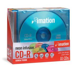 IMATION ENTERPRISES CORP 40X NEON CD-R 700 MB/80 MIN 10