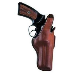 Bianchi 5bhl Thumbsnap Holster, Rh, Plain, Tan6 In., Size 10, 6 In.