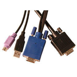 AddLogix 6-ft VGA/PS2/USB KVM Cable Kit