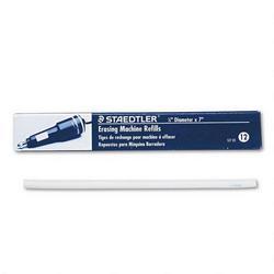 J.S. Staedtler, Inc. 7 Eraser Strips for Electric Erasers, White, 3/4 Diameter, 12 per Box (STD52705)