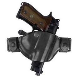 Bianchi 84 Snaplok Holster, Rh, Plain, Black, Size 11/13