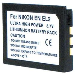 Power 2000 ACD-209 Lith-Ion Battery (3.7V, 1200mAh)-Replaces Nikon EN-EL2