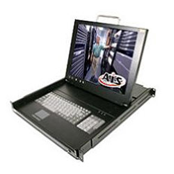 AIS (American Indust AIS 171URK KVM DRWR/CNSL 8PORT FLIP-UP LCD AT/XT UNIX SUN MAC PS/2