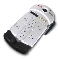 AMERICAN POWER CONVERSION APC Audio/Video Surge Protector 8 Outlet 120V - Receptacles: 8 x NEMA 5-15R - 1700J