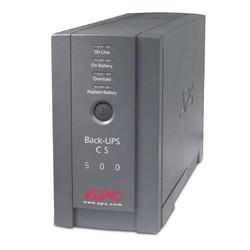 AMERICAN POWER CONVERSION APC Back-UPS CS 500VA Tower UPS - 500VA/300W - 2.4 Minute Full-load - 3 x NEMA 5-15R - Battery Backup System, 3 x NEMA 5-15R - Surge-protected