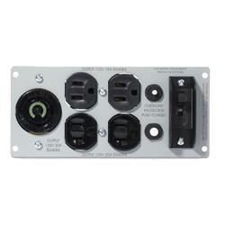 AMERICAN POWER CONVERSION APC - Backplate Kit 1, 2, 2 x NEMA L5-30R, NEMA 5-15R, NEMA 5-20R Female, Female, Female