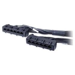 AMERICAN POWER CONVERSION APC Cat. 6 UTP CMR Data Distribution Cable - 6 x RJ-45 - 6 x RJ-45 - 11ft - Black