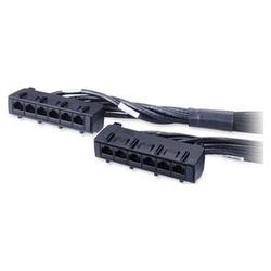 AMERICAN POWER CONVERSION APC Cat. 6 UTP CMR Data Distribution Cable - 6 x RJ-45 - 6 x RJ-45 - 19ft - Black