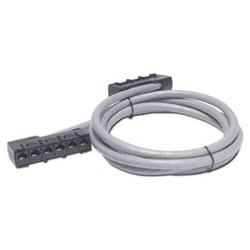 AMERICAN POWER CONVERSION APC Cat5e CMR Data Distribution Cable - 6 x RJ-45 - 6 x RJ-45 - 5ft - Gray