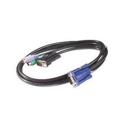 AMERICAN POWER CONVERSION APC KVM Cable - 1 x HD-15 - 2 x mini-DIN (PS/2) - 12ft