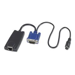 AMERICAN POWER CONVERSION APC KVM Extender Cable - RJ-45 Female to 8-pin mini-DIN Male and 15-pin D-Sub (HD-15) Male