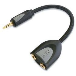 AMERICAN POWER CONVERSION APC Pro Interconnects Y Audio Cable - 1 x Mini-phone - 2 x Mini-phone - 0.46ft