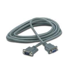 AMERICAN POWER CONVERSION APC Serial Extension Cable - 1 x DB-9 - 1 x DB-9 - 15ft - Gray
