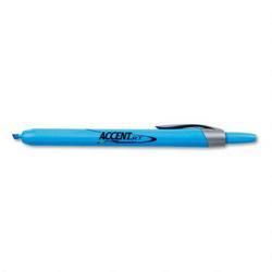 Faber Castell/Sanford Ink Company Accent® Highlighter-Retractable, Fluorescent Blue (SAN28010)