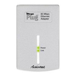 ACTIONTEC Actiontec MegaPlug 85Mb Powerline HomePlug Ethernet Adapter - HLE08500-01