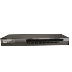 AddLogix Addlogix Power Reach 1U Rackmount 16-Port KVM Switch - 16 x 1 - 16 x HD-15 Video/USB - 1U - Rack-mountable