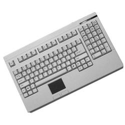 ADESSO Adesso ACK-730UW IPC Touchpad Keyboard - USB - QWERTY - 104 Keys - Black, Beige