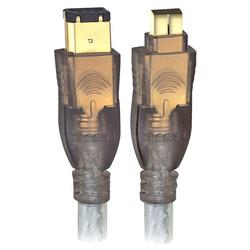 Accell Adesso Gold Series FireWire Cable - 1 x FireWire - 1 x FireWire - 6ft - Transparent (A004B-006H)