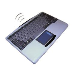 ADESSO Adesso WKB-4000US Wireless Mini Touchpad Keyboard - USB, USB - QWERTY - 88 Keys - Black, Silver