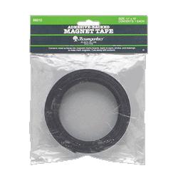 Baumgarten's Adhesive Magnetic Tape, Flexible, 1/2 x10', Black (BAU66010)