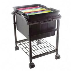 Advantus Corporation Advantus Heavy-Duty File Shuttle - 100 lb Capacity - Steel - 17.37 x 14.37 x 20 - Black