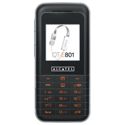 ALCATEL Alcatel-Lucent E-Series OT-E801A Cellular Phone (Unlocked) - Dual Band - GSM 800, GSM 1900 - Polyphonic - 64K Colors - Bar
