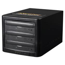 Aleratec 1:3 HLS CD/DVD Duplicator with LightScribe - PC Connect CD/DVD Duplicator - DVD-Writer - 20x DVD+R, 20x DVD-R, 8x DVD+R, 8x DVD-R, 12x DVD-RAM, 48x CD-