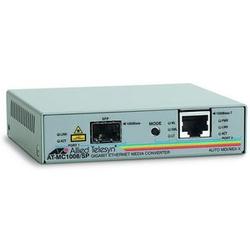 ALLIED TELESYN INC. Allied Telesis AT-MC1008/SP-10 SFP Media Converter - 1 x RJ-45 - 1000Base-T