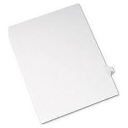 Avery-Dennison Allstate® Style Legal Side Tab Dividers, Tab Title 20, 11 x 8-1/2, 25/Pack (AVE82218)