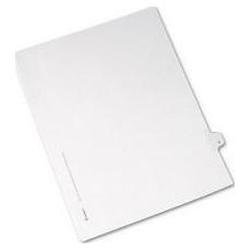 Avery-Dennison Allstate® Style Legal Side Tab Dividers, Tab Title 6, 11 x 8-1/2, 25/Pack (AVE82204)