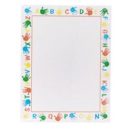 Geographics Alphabet Border Design Letterhead Paper (39205)