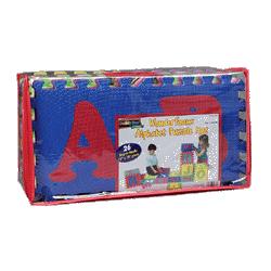 Chenille Kraft Company Alphabet Puzzle Mat, 26 Piece, Assorted Colors (CKC4381)