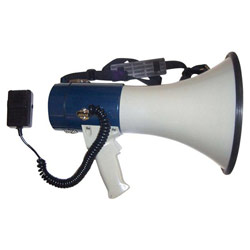 Amplivox S602M 25 Watt Piezo Dynamic Megaphone with detachable coil cord mic