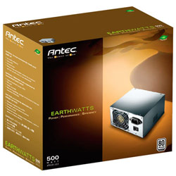 ANTEC Antec EarthWatt 500W P/S ATX 12V V2.2 80mm P/S2 Fan 80-Plus Certified