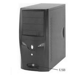 Apex 1150-P4-BK Computer Cabinet - Black