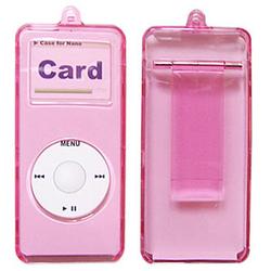 Wireless Emporium, Inc. Apple iPod Nano (1st Gen) Trans. Pink Protector Case w/Neck Strap