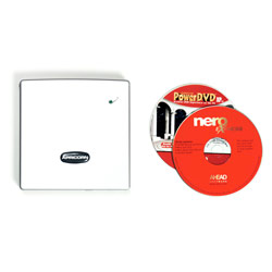 APRICORN MASS STORAGE Apricorn 8x DVD RW/CD-RW Drive with LightScribe - (Double-layer) - DVD R/ RW - USB - Portable