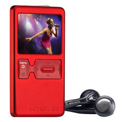 Archos 105 2GB MP3 Player -Red
