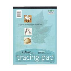 Riverside Paper Art Street Tracing Pad, Transparent, Bleed Proof, 9 x12 (RIV05002)