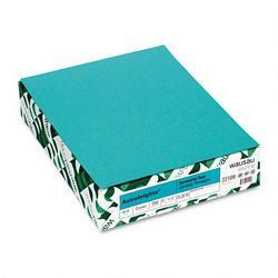 Wausau Papers Astrobrights® Colored Card Stock, 8-1/2x11, 65-lb, Terrestrial Teal™, 250/Pack (WAU22109)
